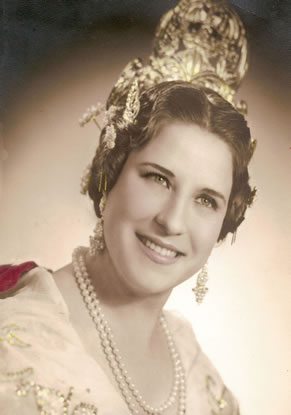 ROSA SAPIÑA - Fallera Mayor 1962